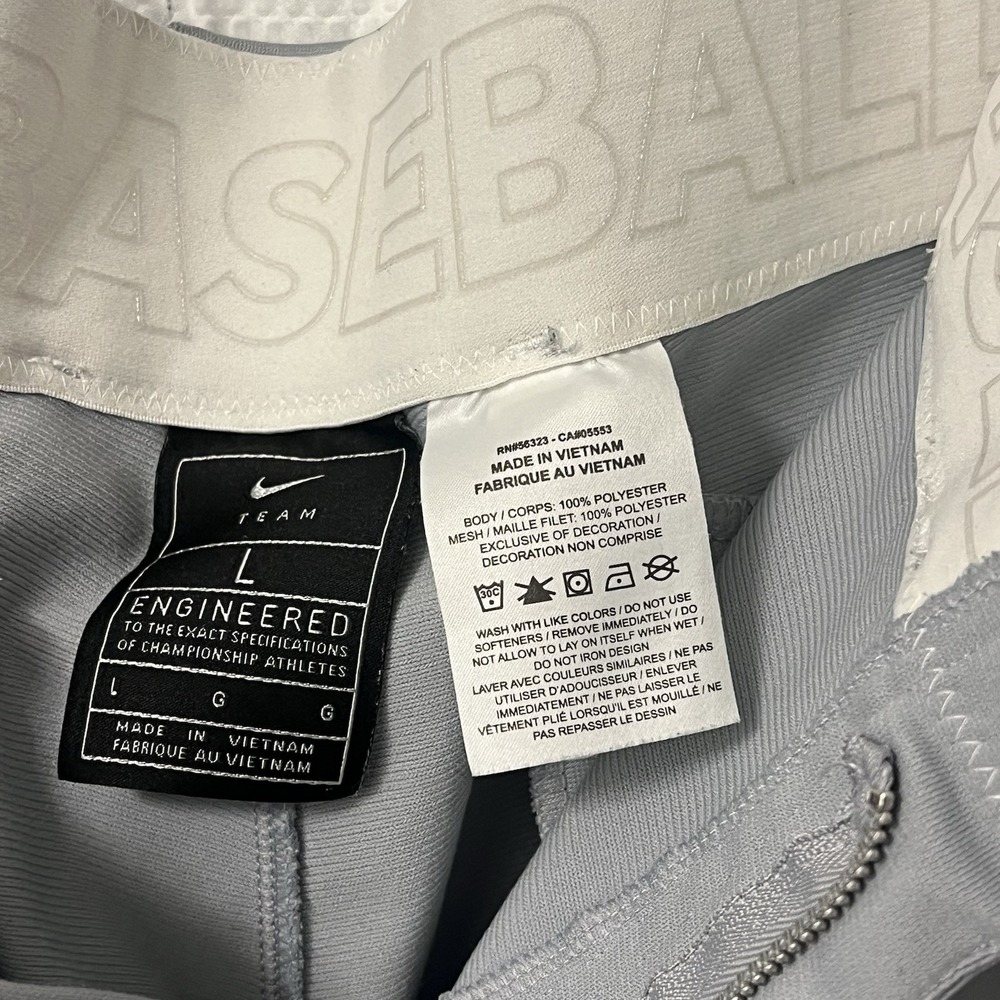 Nike Baseball‎ Pants Men's Gray EUC Large - Picture 4 of 4